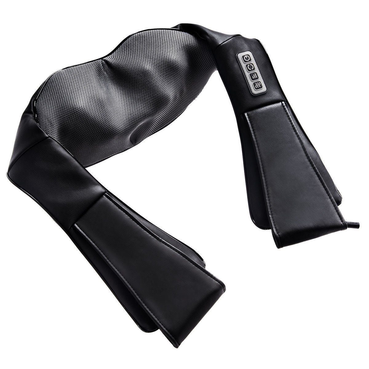 Electric Back and Neck Kneading Shoulder Massager with Heat Straps-Back Massager-DECOROLALA
