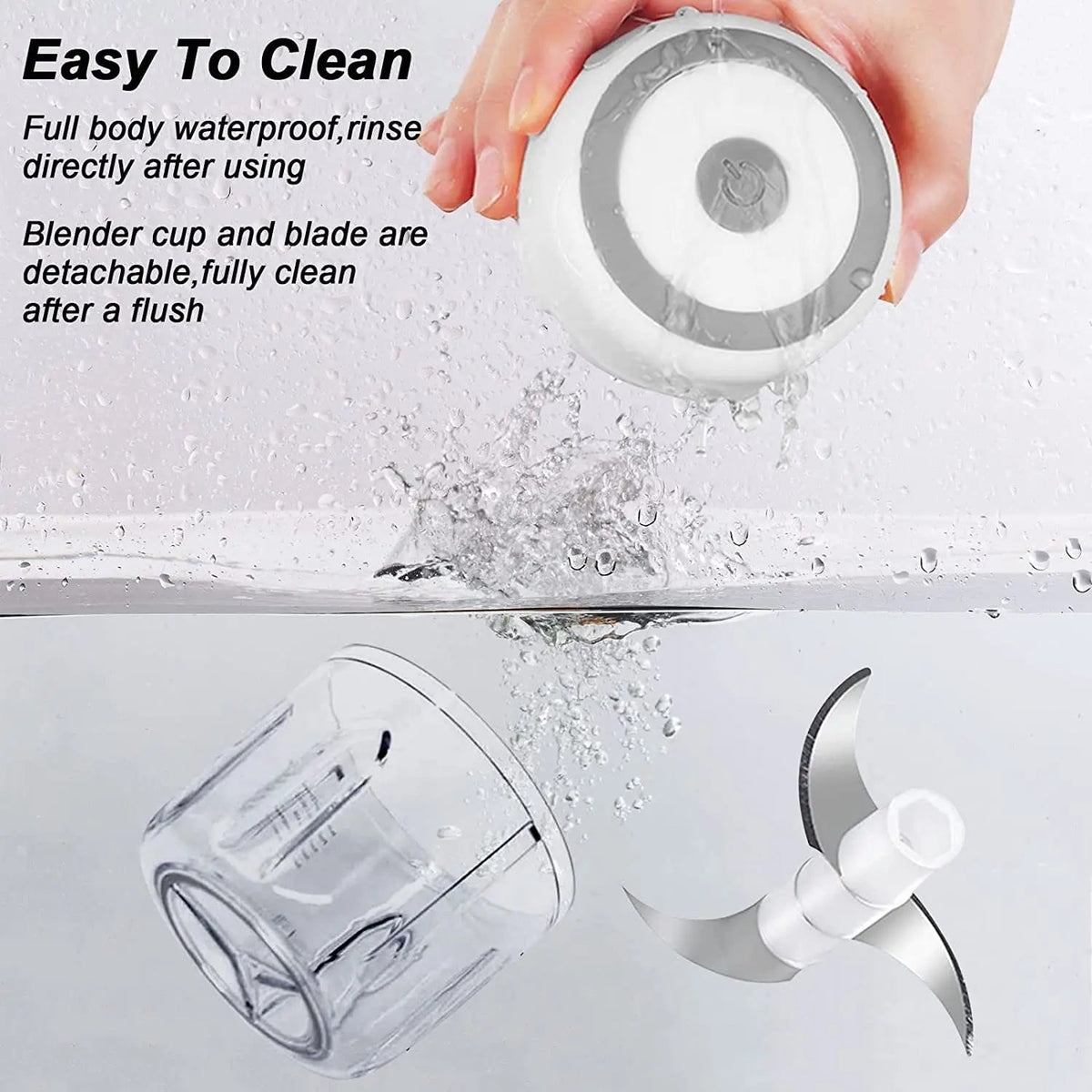 Electric Kitchen Food Chopper-Food Grinders & Mills-DECOROLALA