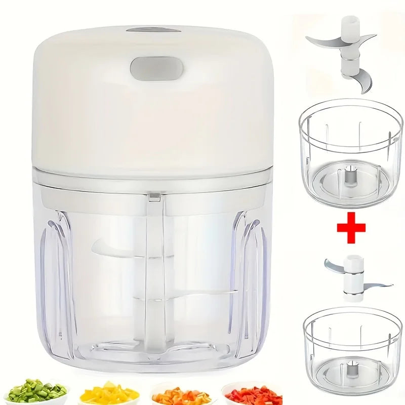 Electric Kitchen Food Chopper-Food Grinders & Mills-DECOROLALA