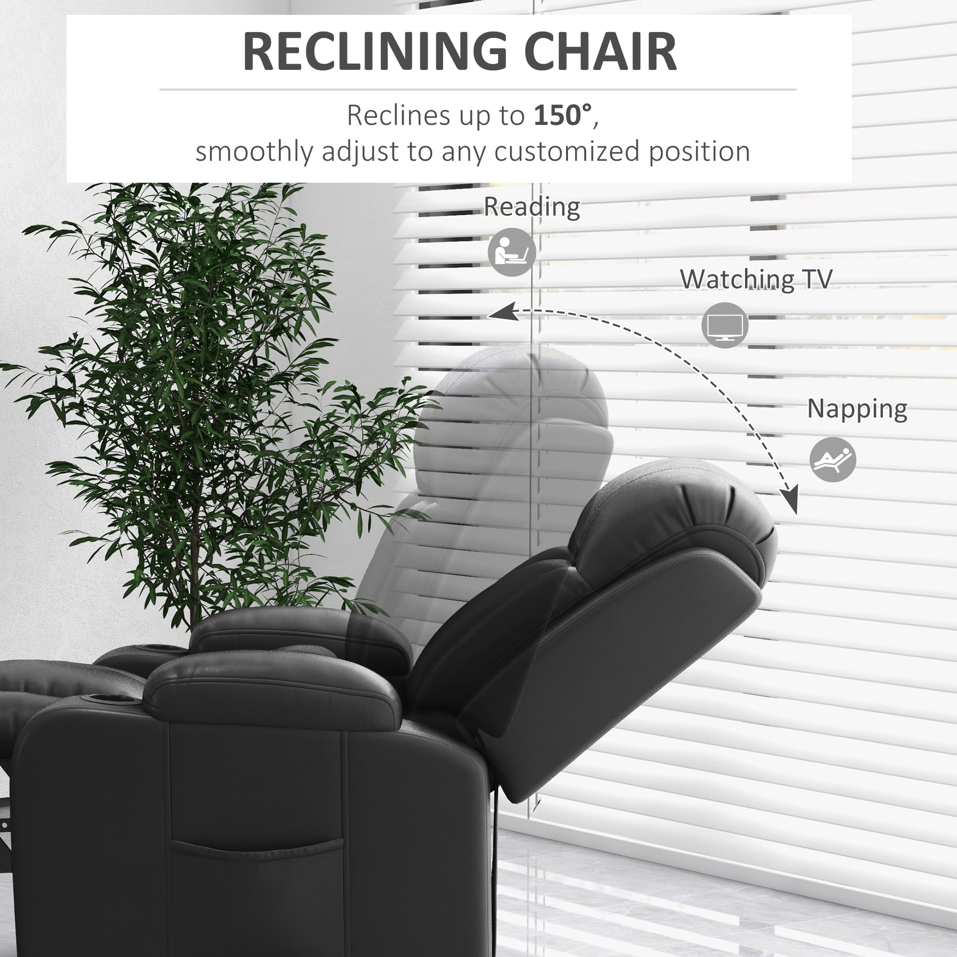 Electric Lift Chair for Elderly, Power Recliner with Remote, Grey-DECOROLALA