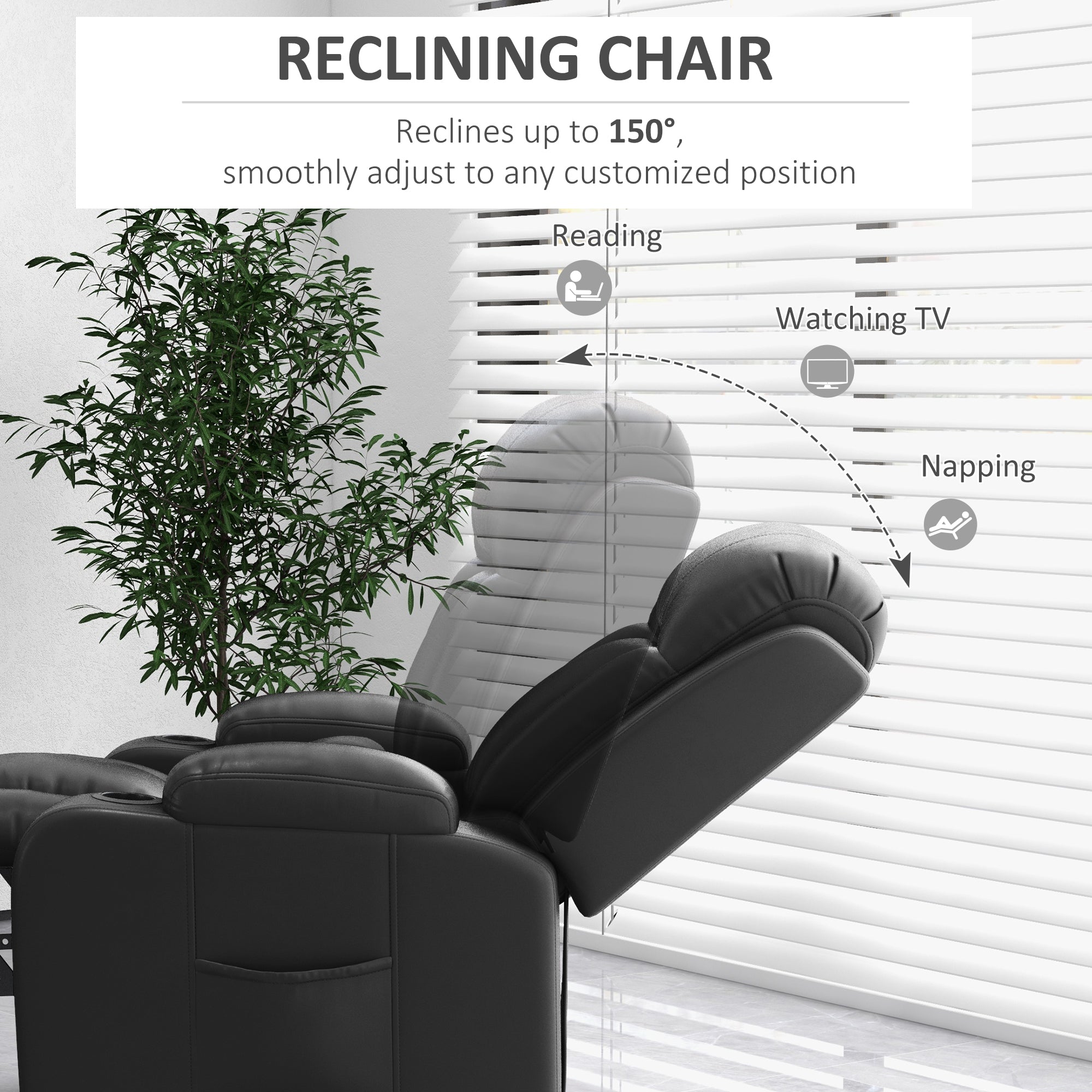 Electric Lift Chair for Elderly, Power Recliner with Remote, Grey-DECOROLALA