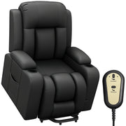 Electric Lift Chair for Elderly, Power Recliner with Remote, Grey-DECOROLALA