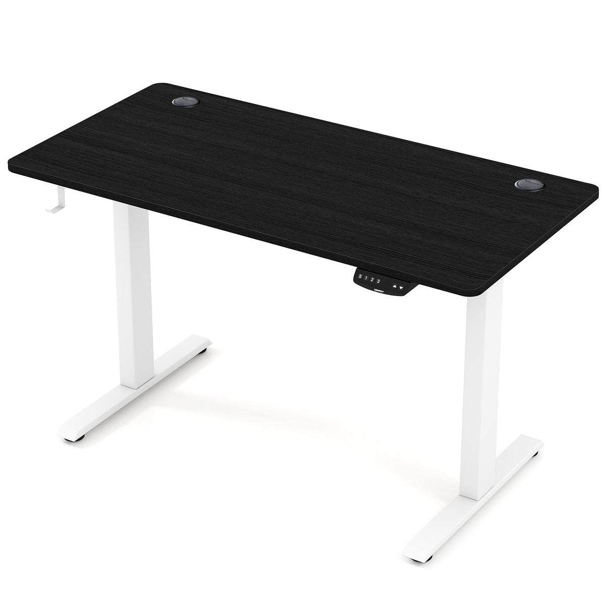 Electric Standing Desk Height Adjustable with 3 Memory Heights Black-S-Standing Desks-DECOROLALA