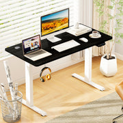 Electric Standing Desk Height Adjustable with 3 Memory Heights Black-S-Standing Desks-DECOROLALA