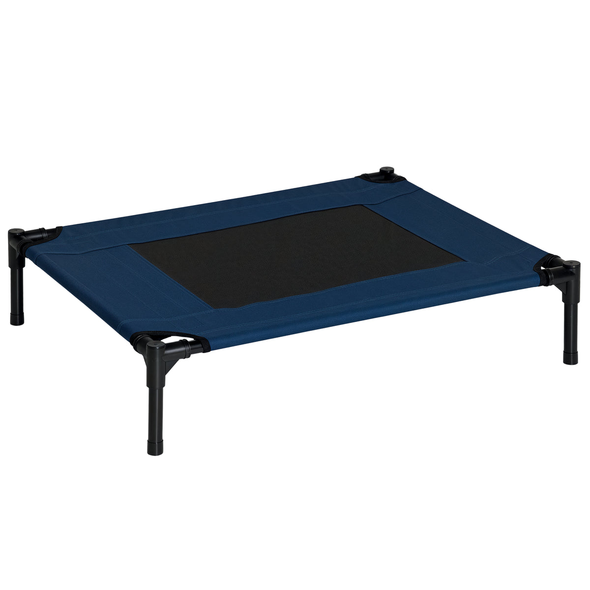 Elevated Dog Bed - Medium 30" x 24" Blue Mesh Pet Cot-Dogs-DECOROLALA