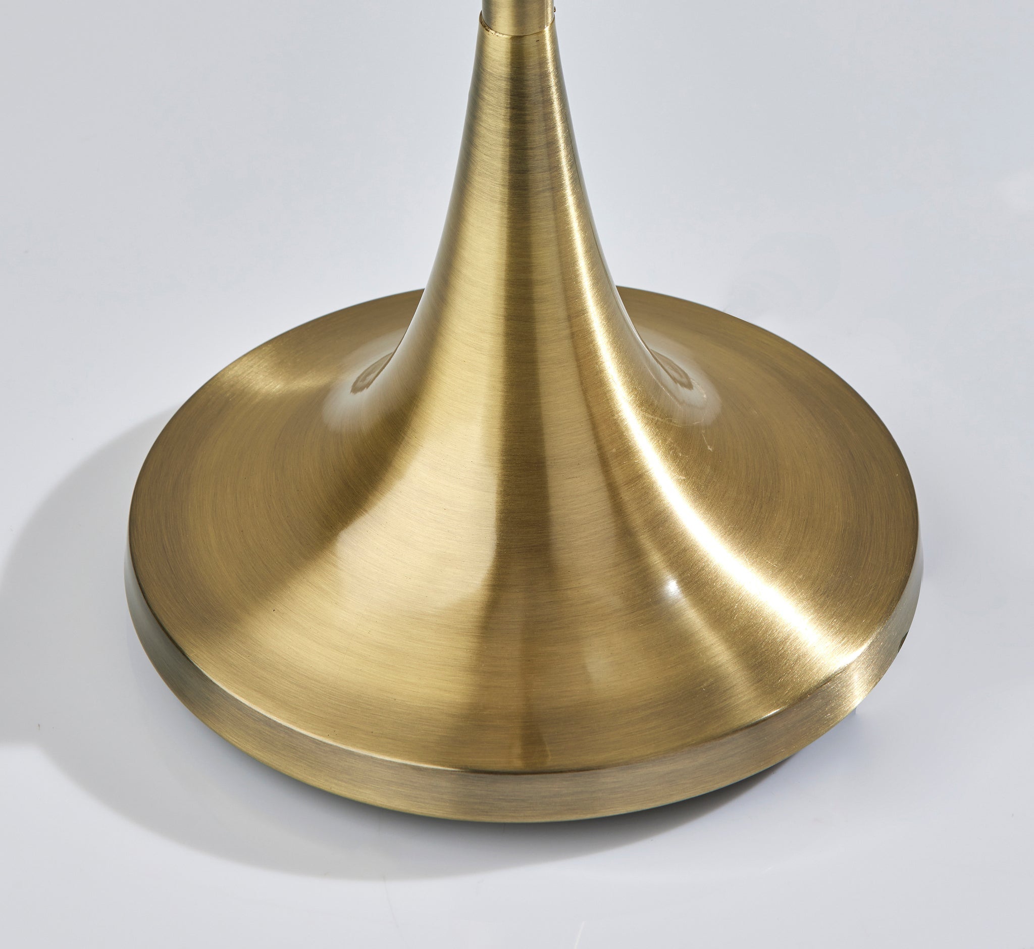 Eli Floor Lamp - Antique Brass 60" Drum-Lighting-DECOROLALA
