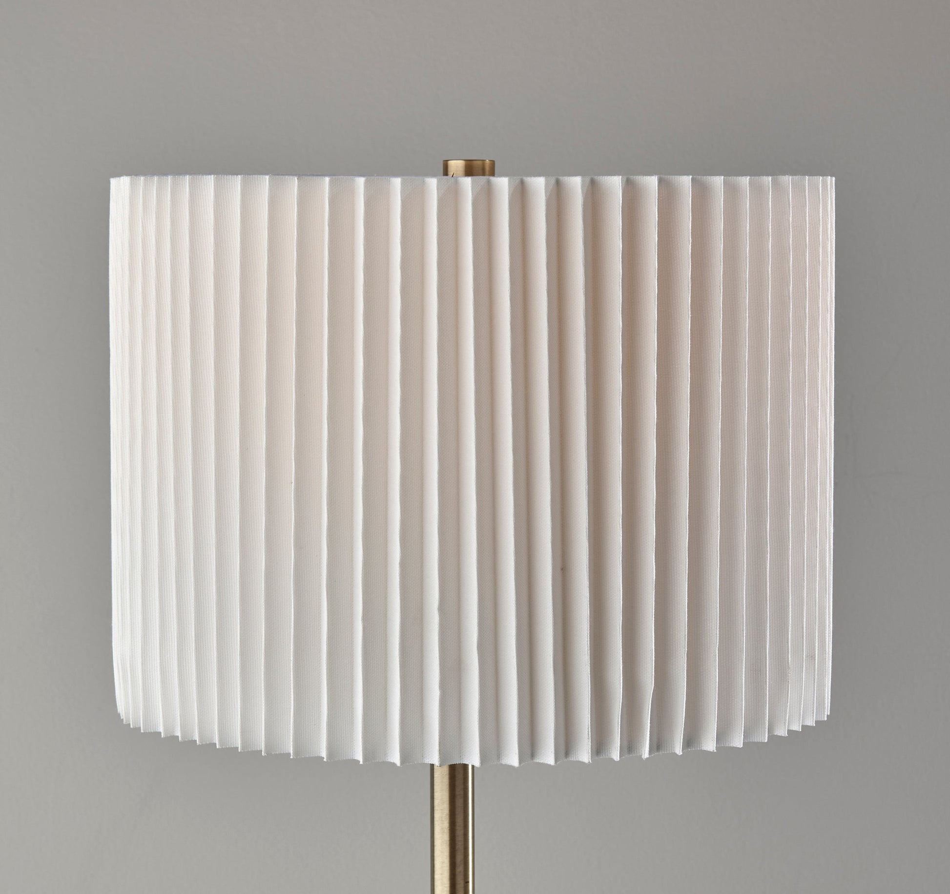 Eli Floor Lamp - Antique Brass 60" Drum-Lighting-DECOROLALA