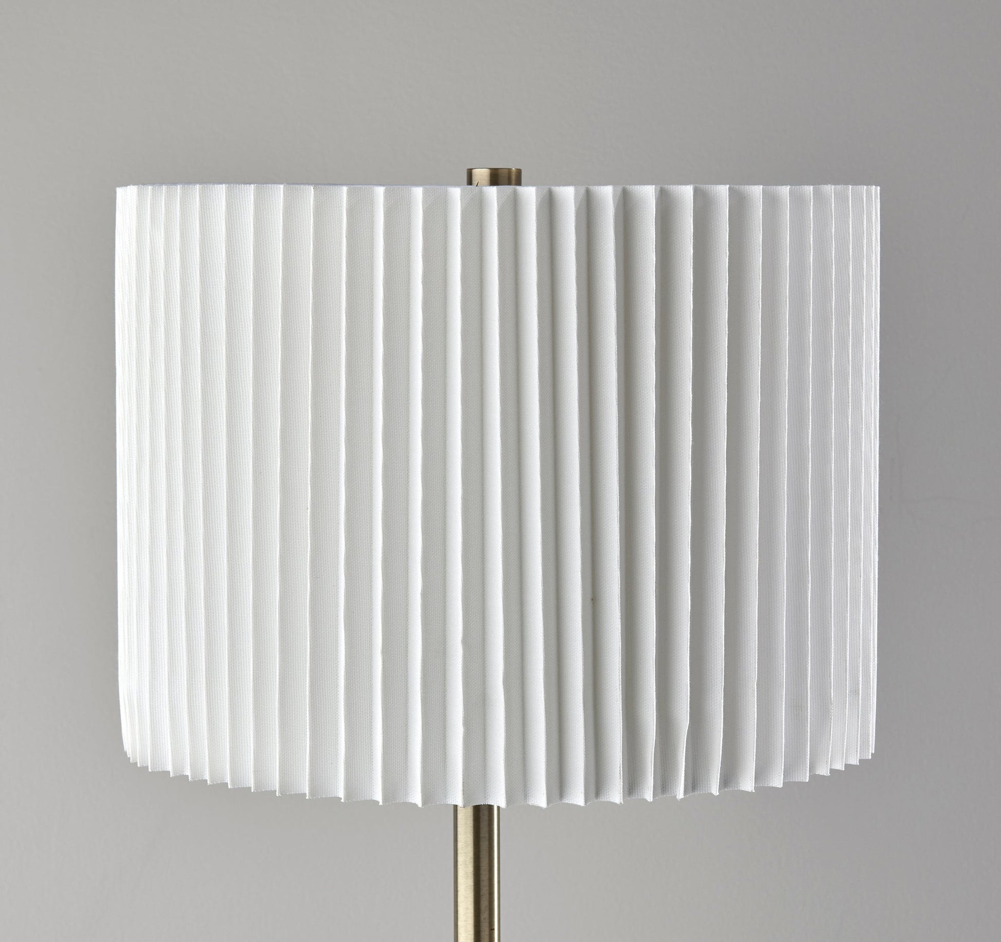 Eli Floor Lamp - Antique Brass 60" Drum-Lighting-DECOROLALA
