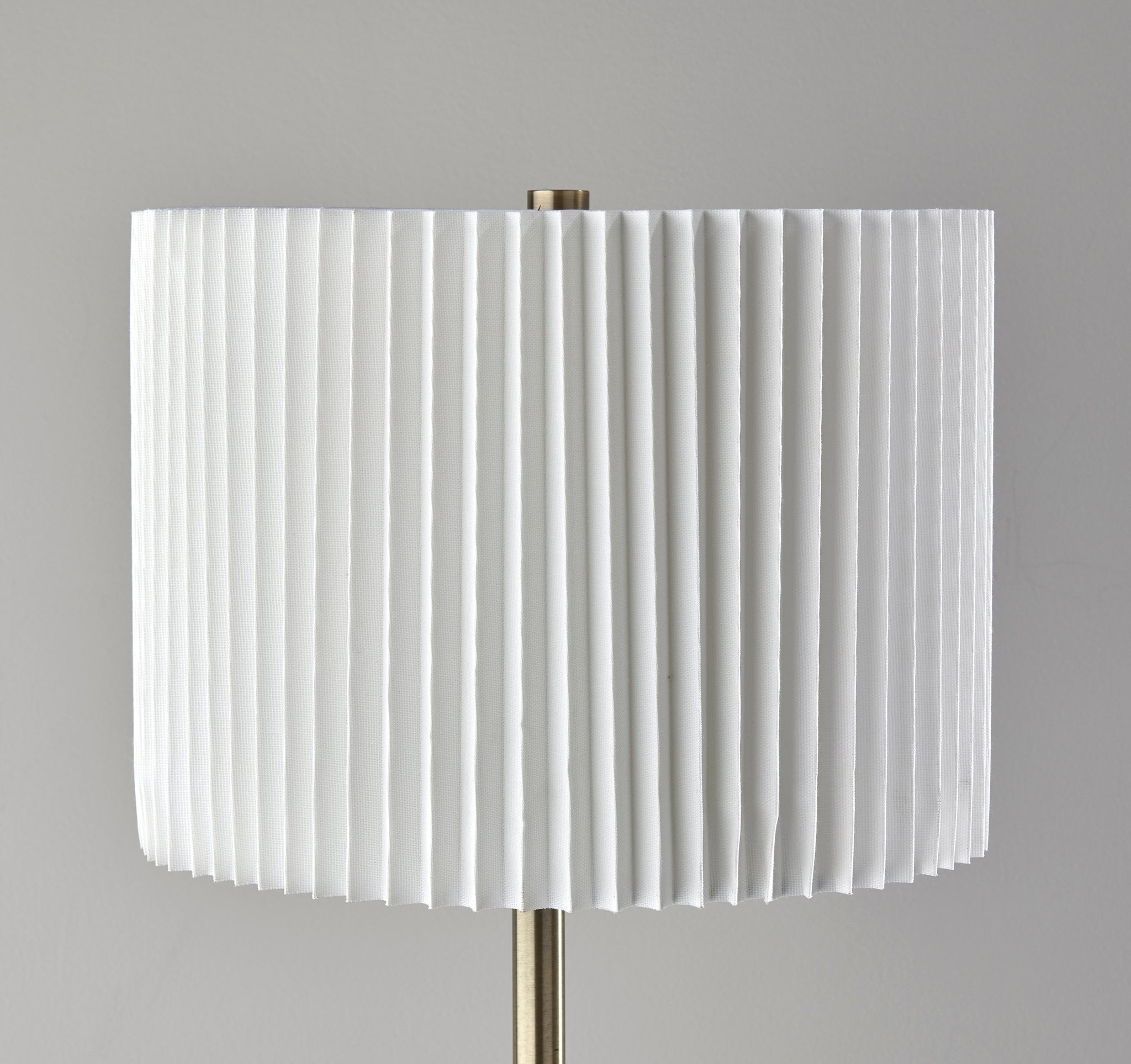 Eli Floor Lamp - Antique Brass 60" Drum-Lighting-DECOROLALA