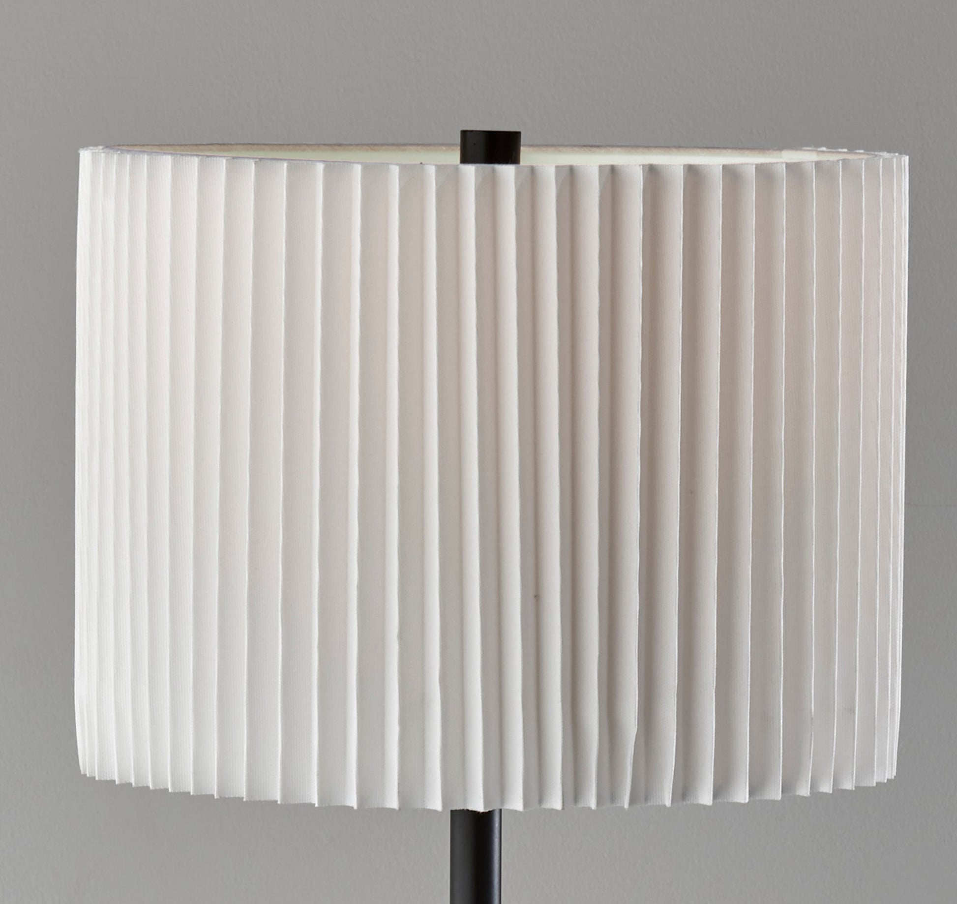 Eli Floor Lamp - Black 60" Drum Shade-Lighting-DECOROLALA