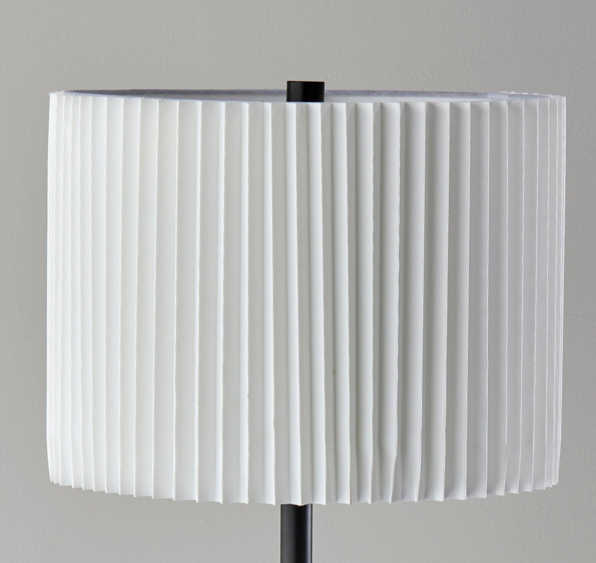 Eli Floor Lamp - Black 60" Drum Shade-Lighting-DECOROLALA