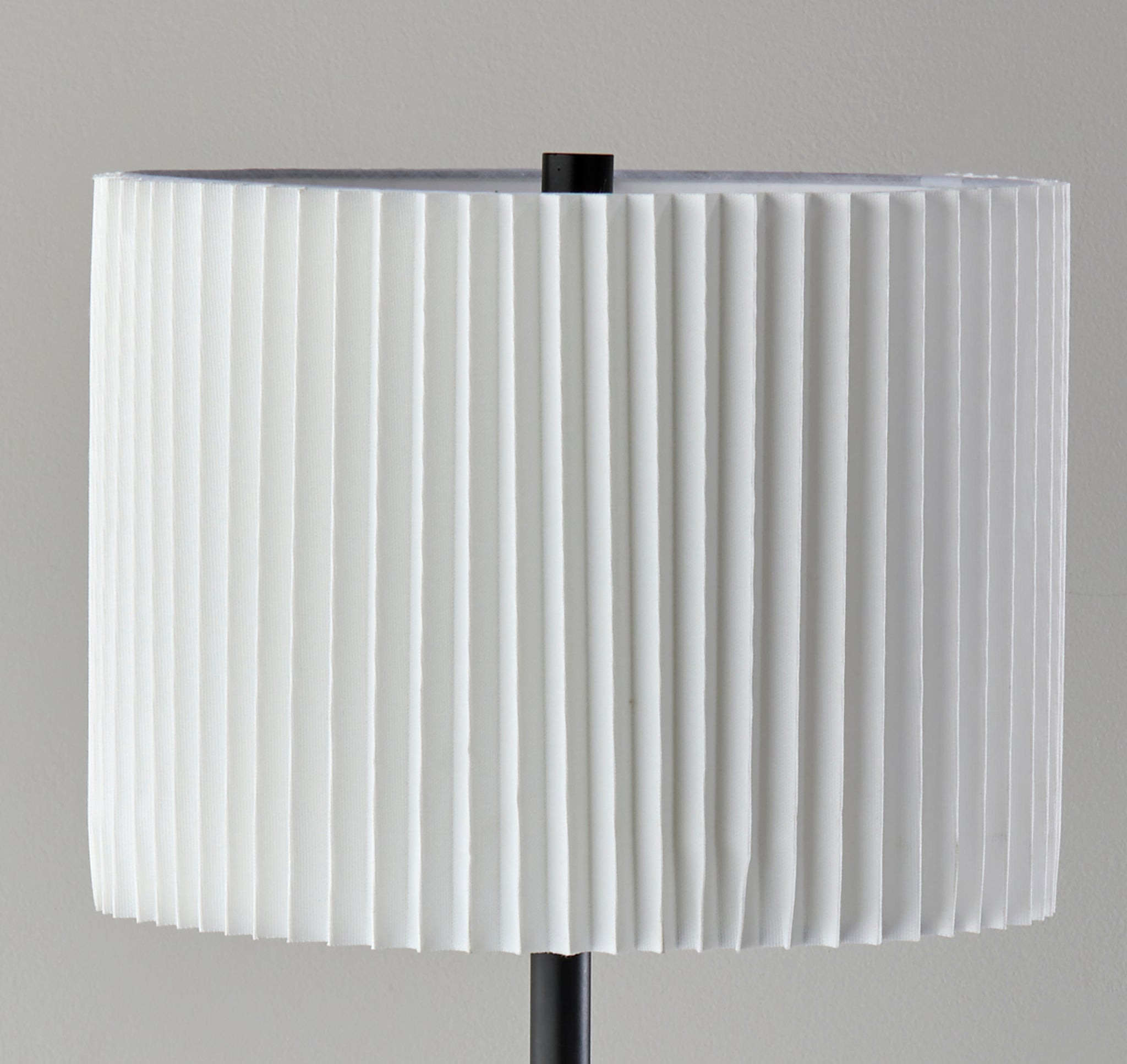 Eli Floor Lamp - Black 60" Drum Shade-Lighting-DECOROLALA