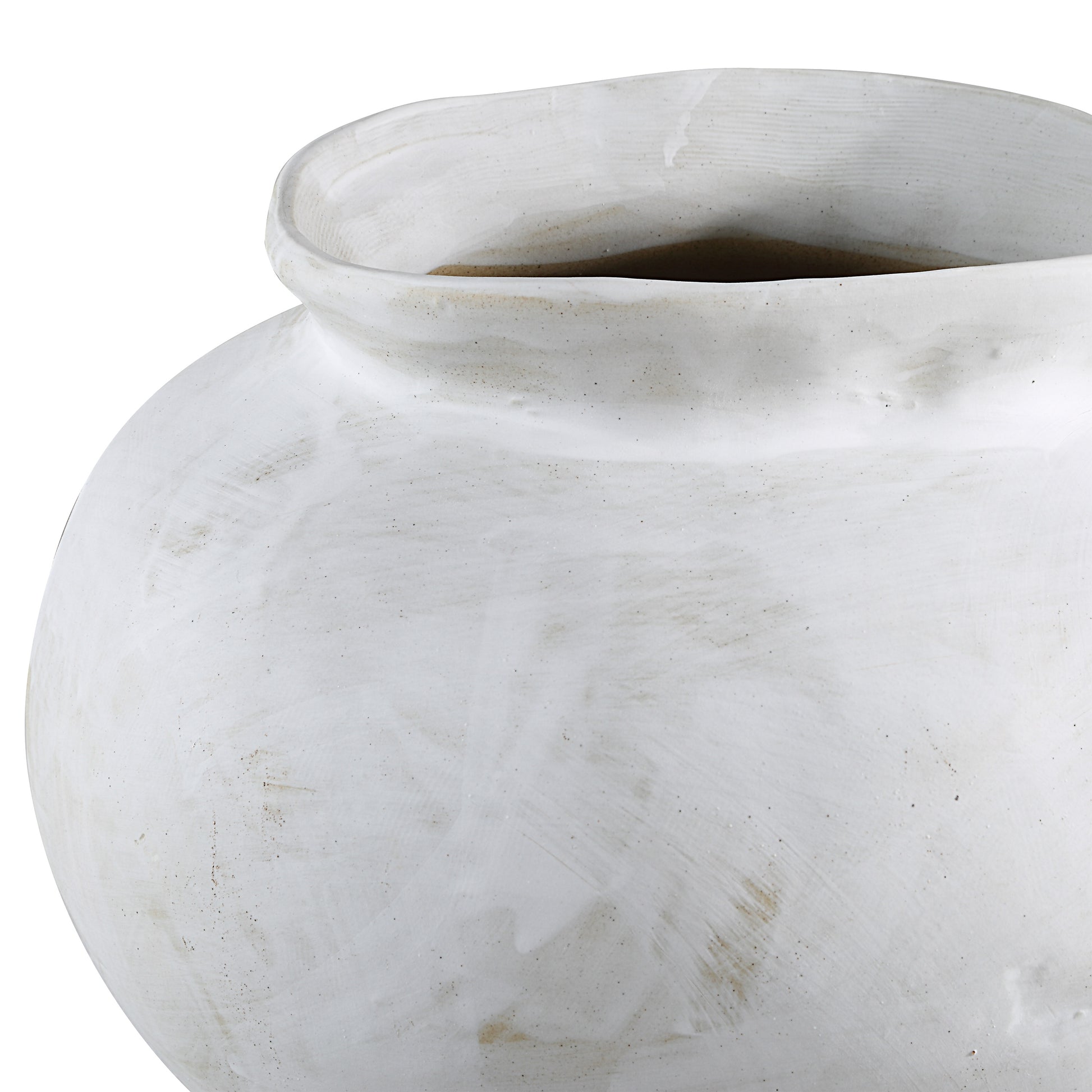 Elia Indoor Vase, White-Vase-DECOROLALA