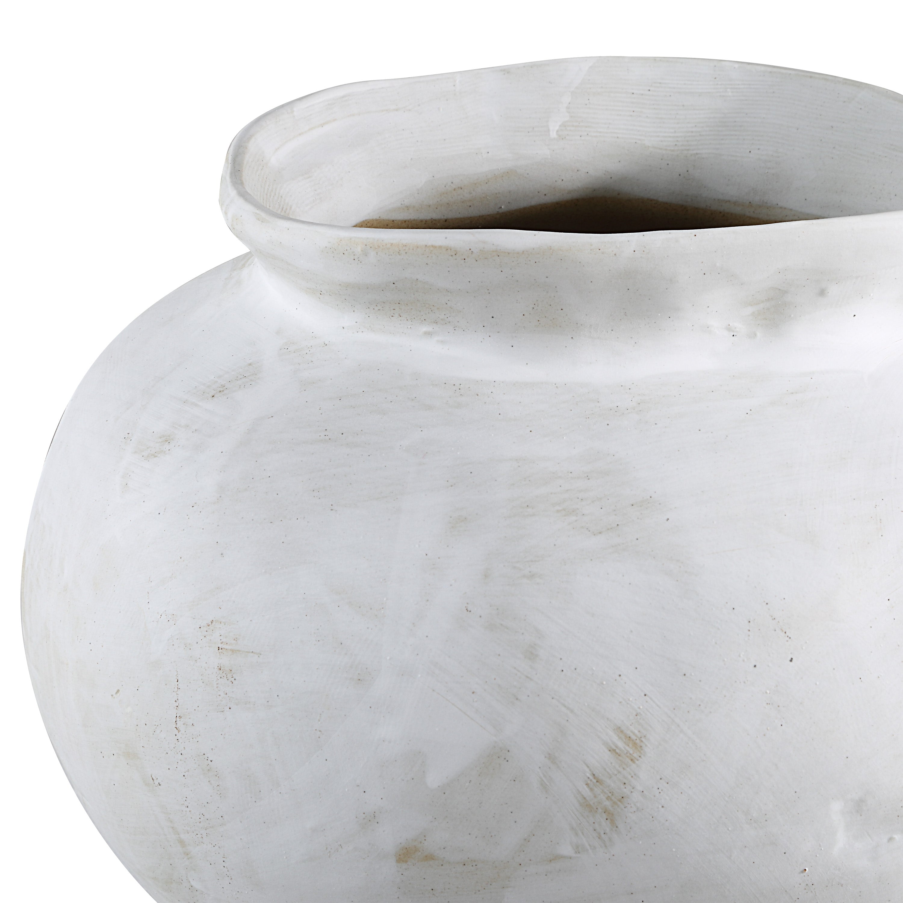 Elia Indoor Vase, White-Vase-DECOROLALA