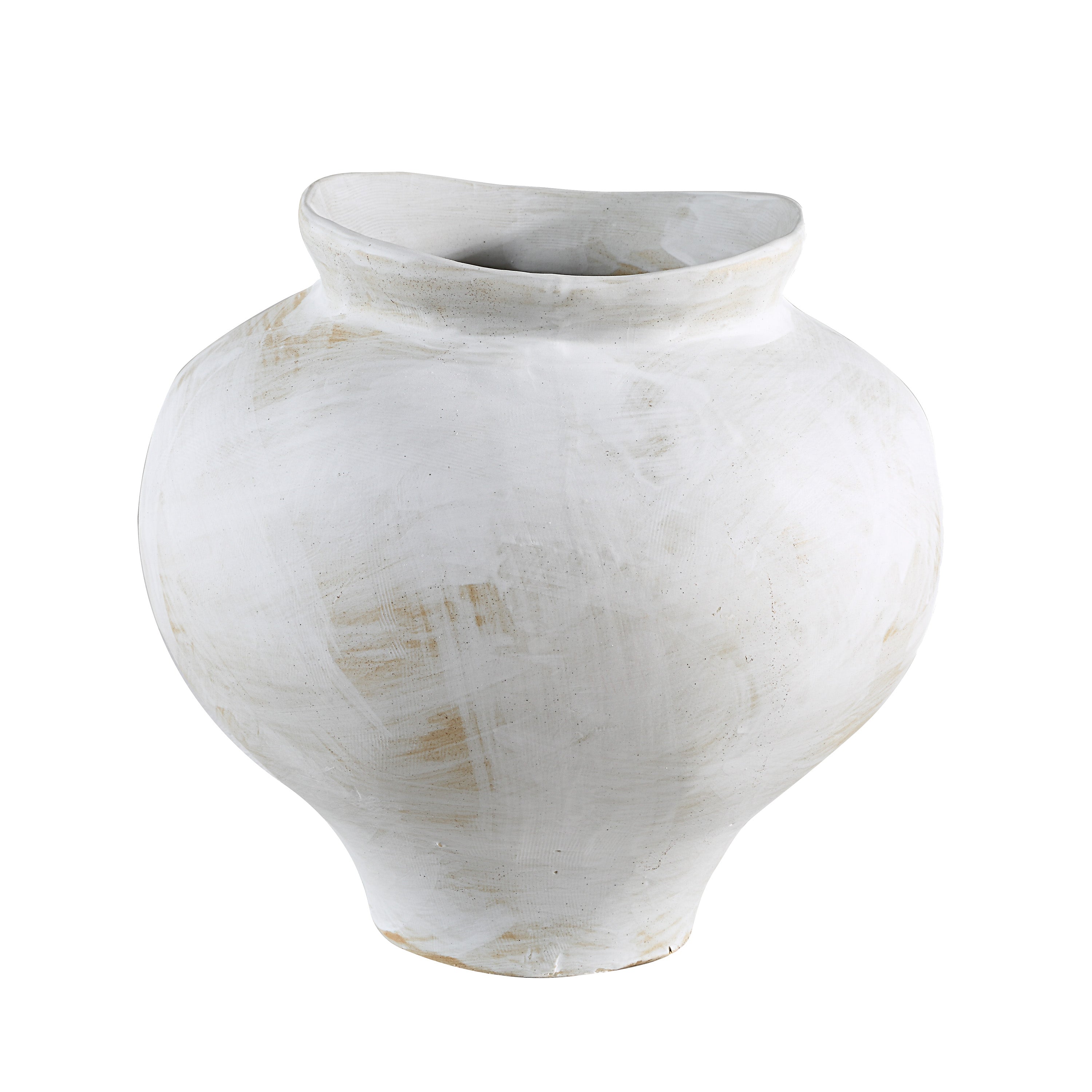 Elia Indoor Vase, White-Vase-DECOROLALA