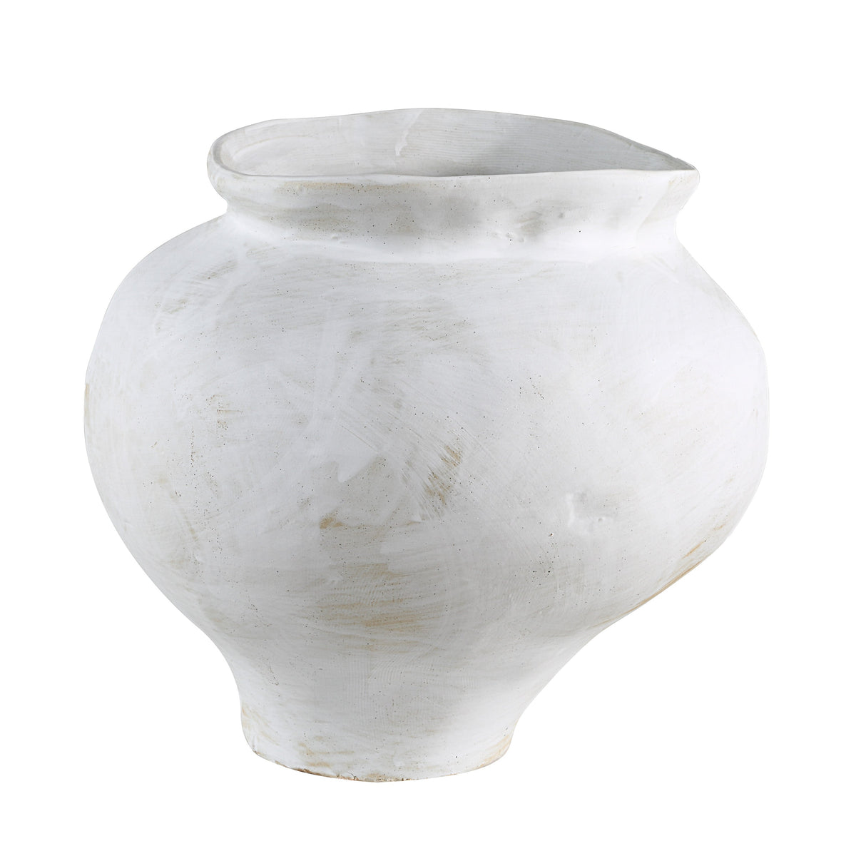 Elia Indoor Vase, White-Vases-DECOROLALA