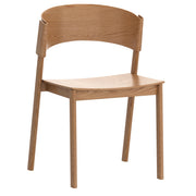 Elias Mid-Century Modern Dining Chair - Natural Oak Veneer-DECOROLALA