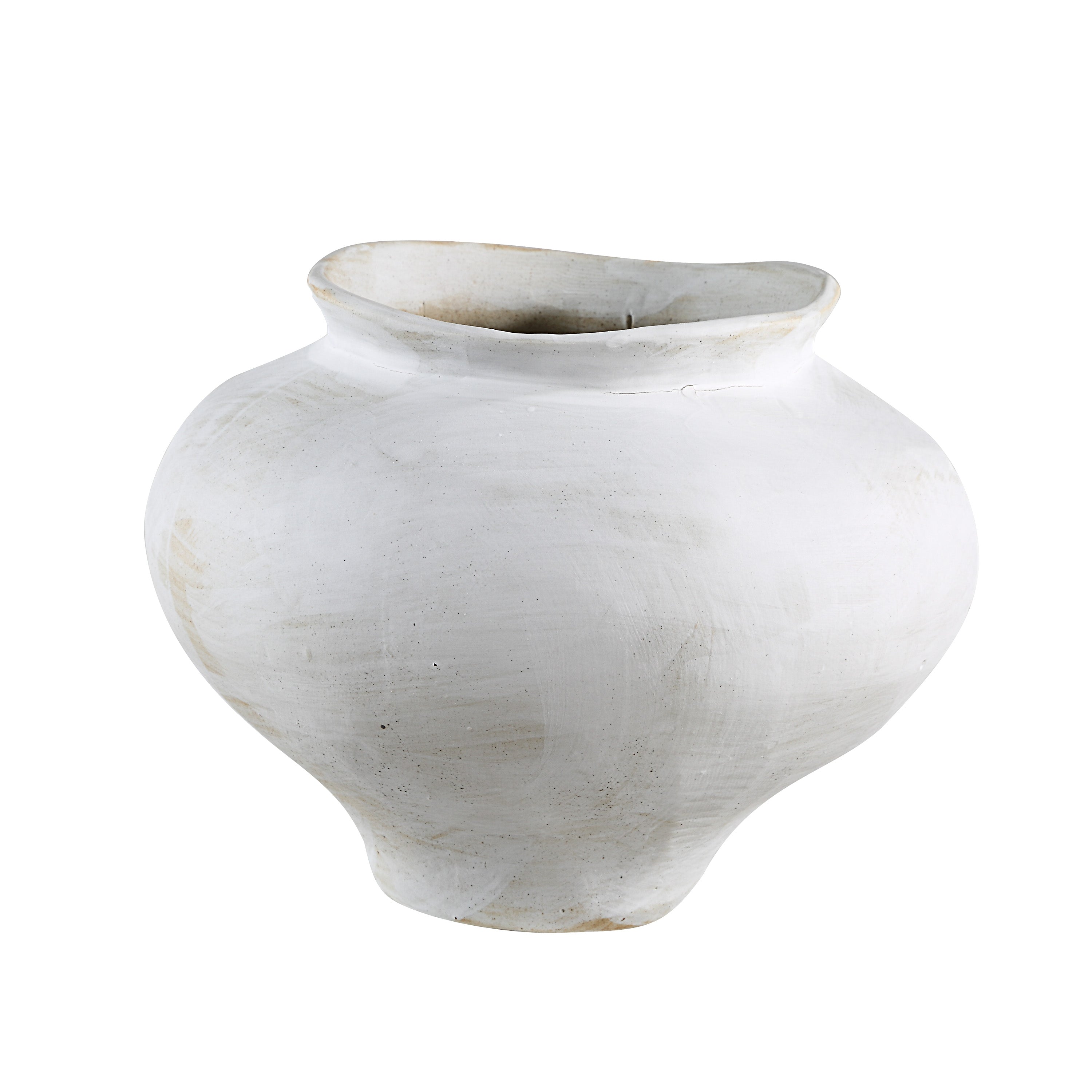 Ella Indoor Vase, White-Vase-DECOROLALA