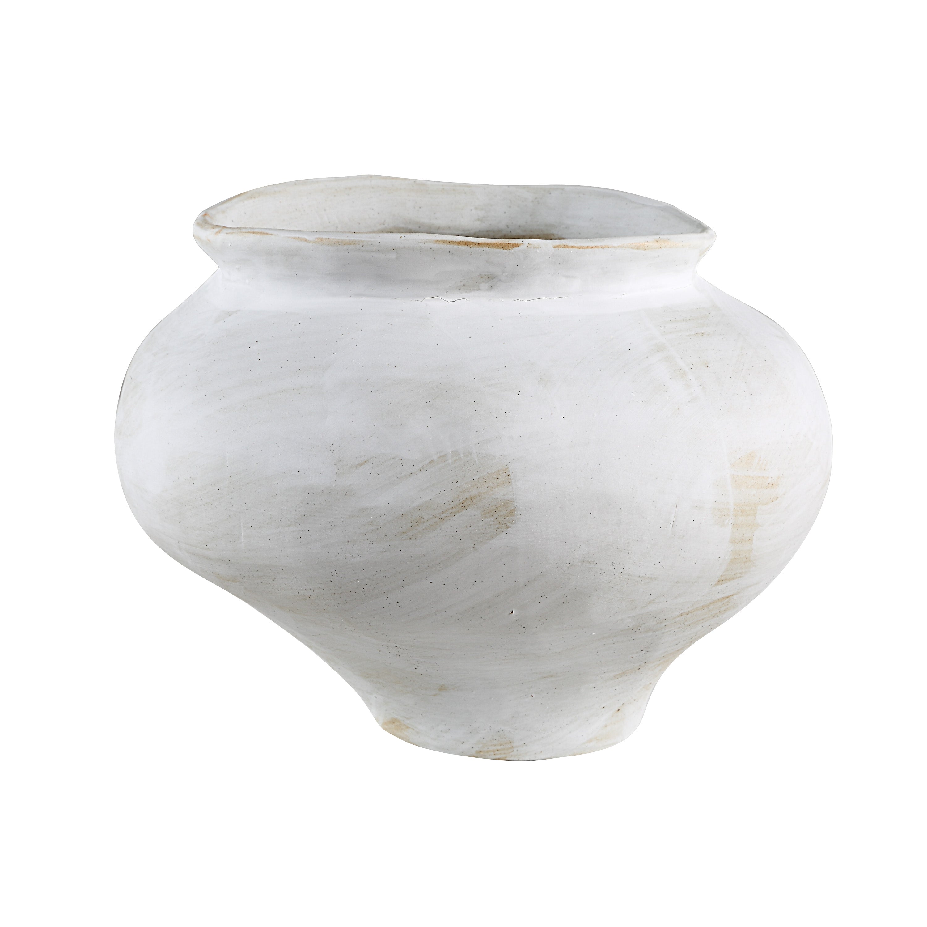 Ella Indoor Vase, White-Vase-DECOROLALA
