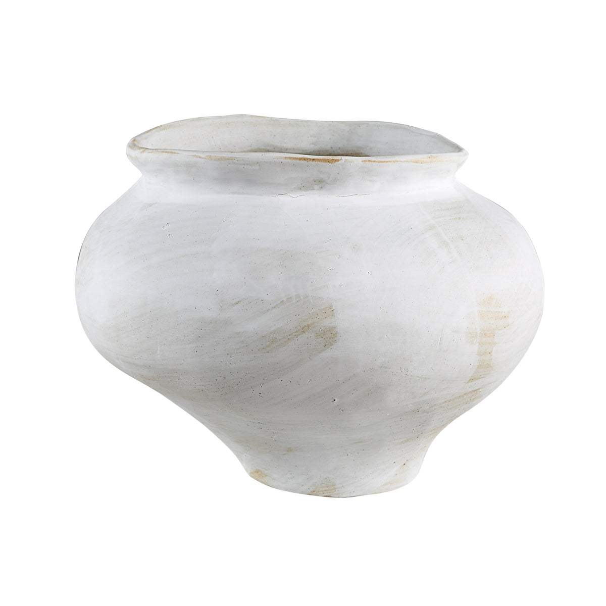 Ella Indoor Vase, White-Vases-DECOROLALA