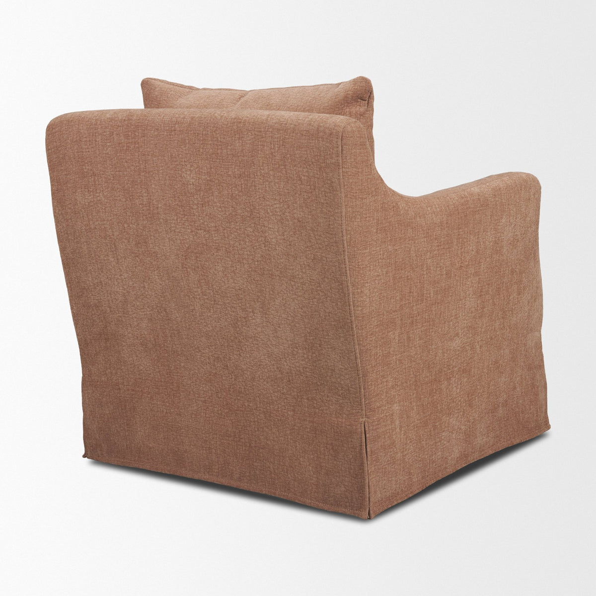Ellington Slipcovered Slope Arm Accent Chair | Fabric-Accent Chairs-DECOROLALA