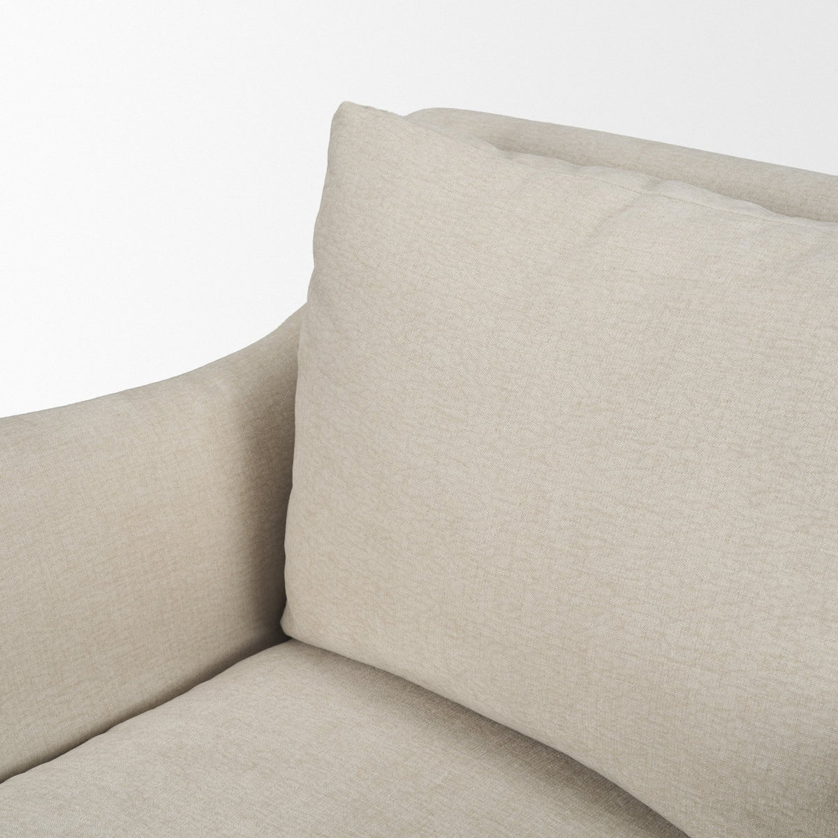 Ellington Slipcovered Slope Arm Accent Chair | Fabric-Accent Chairs-DECOROLALA