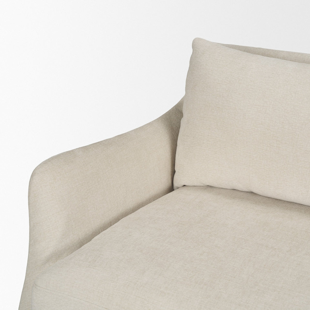 Ellington Slipcovered Slope Arm Sofa | 3 Seater | Fabric-Sofa & Sectionals-DECOROLALA