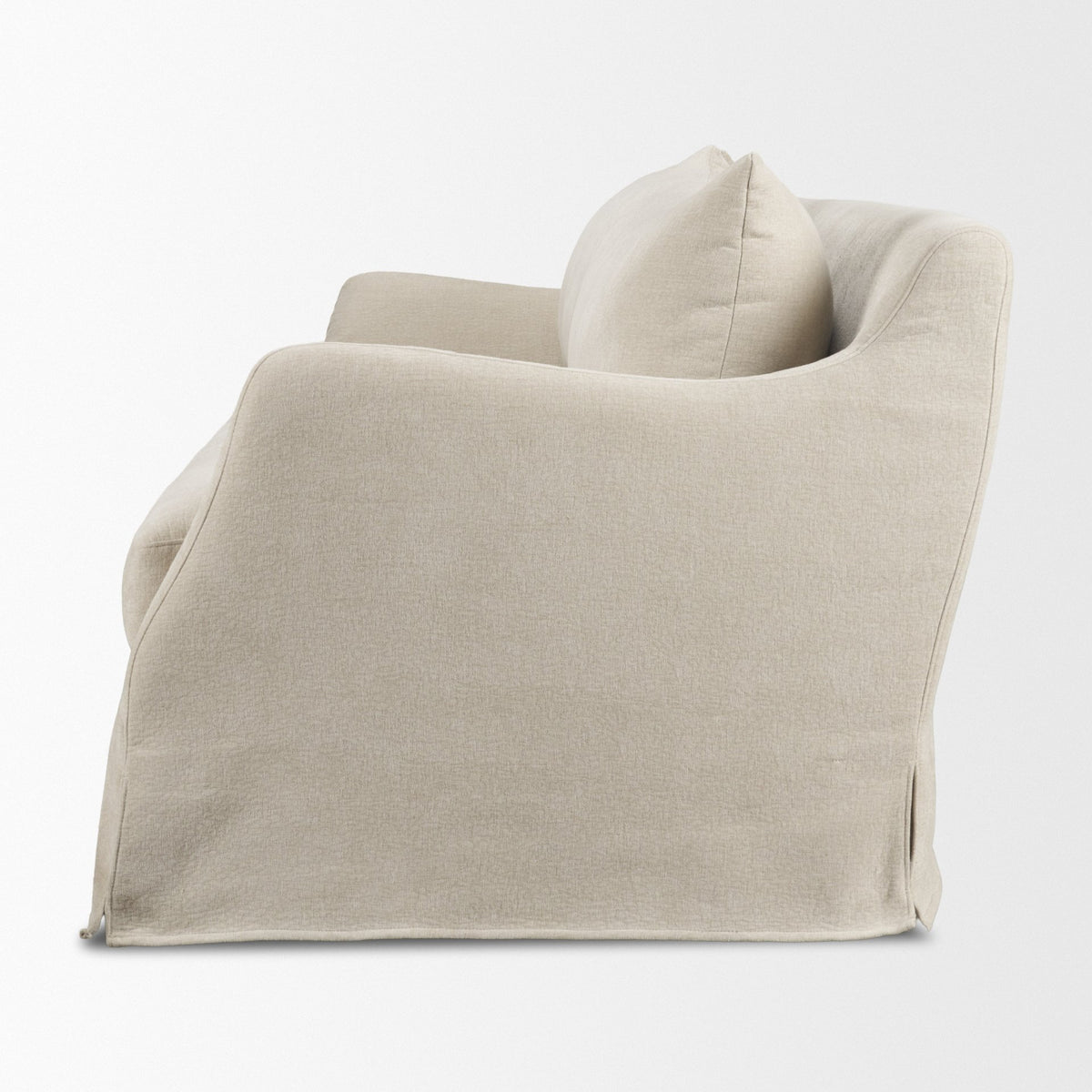 Ellington Slipcovered Slope Arm Sofa | 3 Seater | Fabric-Sofa & Sectionals-DECOROLALA