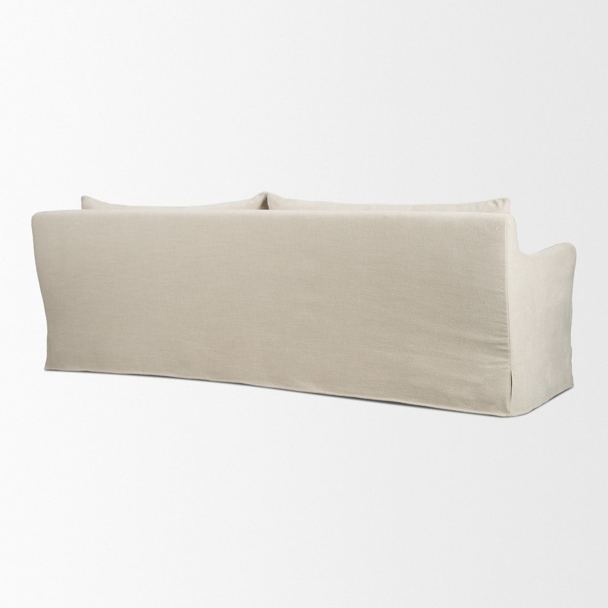 Ellington Slipcovered Slope Arm Sofa | 3 Seater | Fabric-Sofa & Sectionals-DECOROLALA