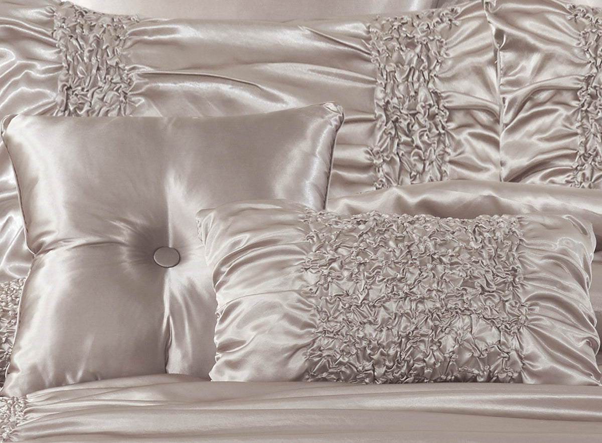 Elodie 7pc Comforter Set-Comforters & Quilts-DECOROLALA