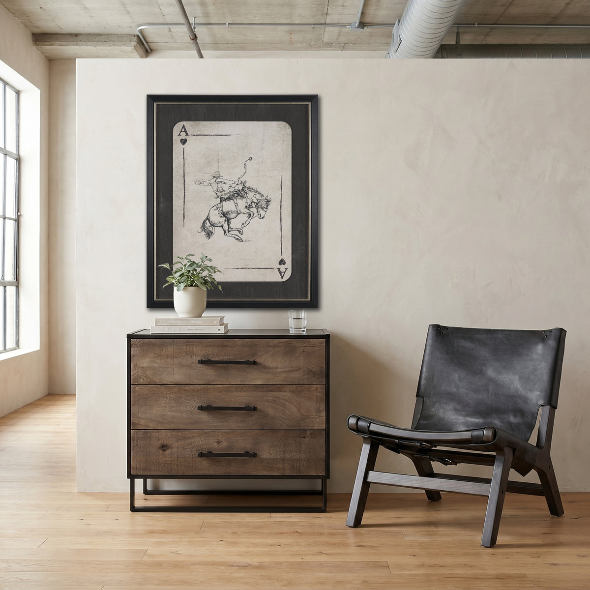 Elodie Leather Accent Chair with Natural Beech Wood Frame-Accent Chairs-DECOROLALA