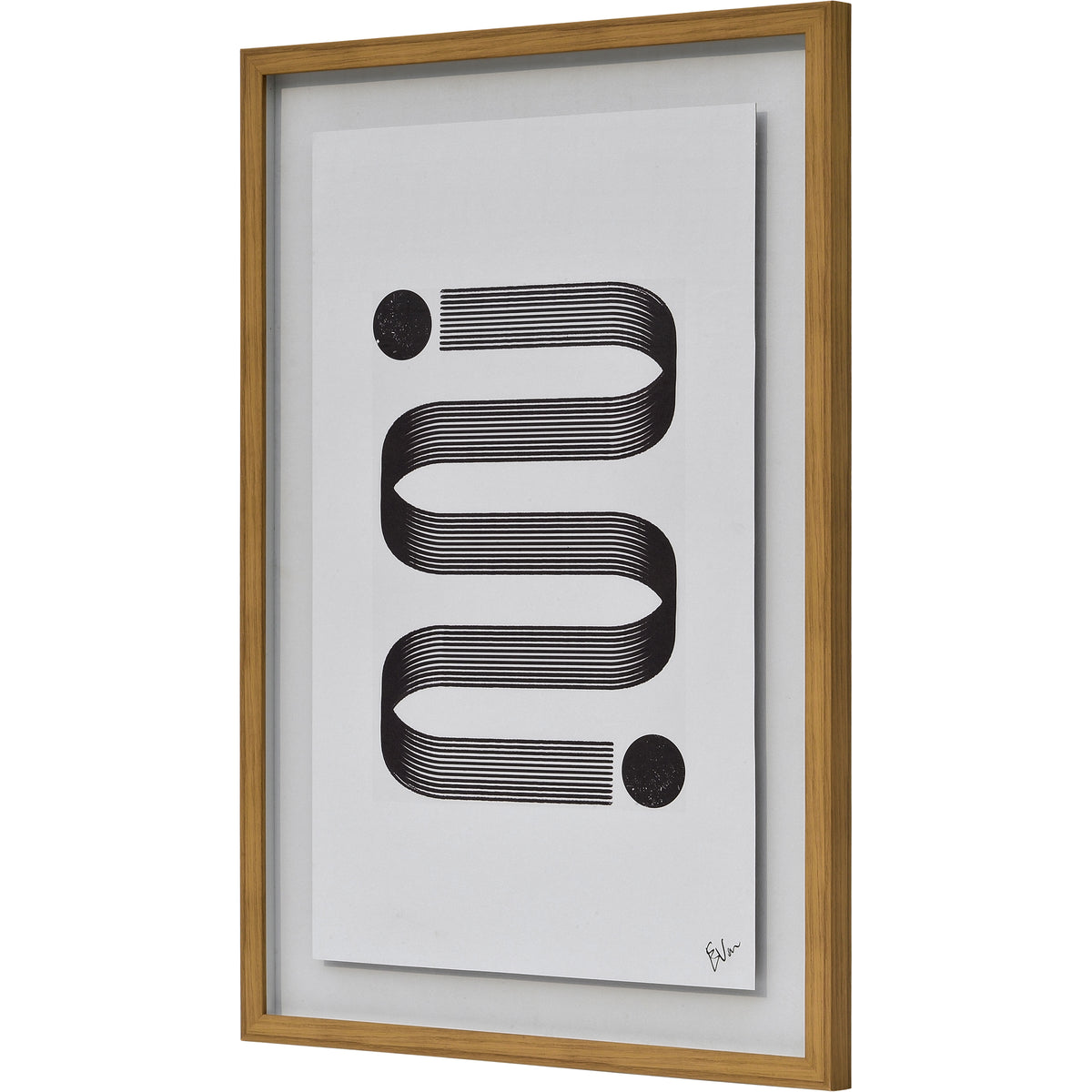 Elsie 24" Wide Wall Art, Black-Wall Art Prints-DECOROLALA