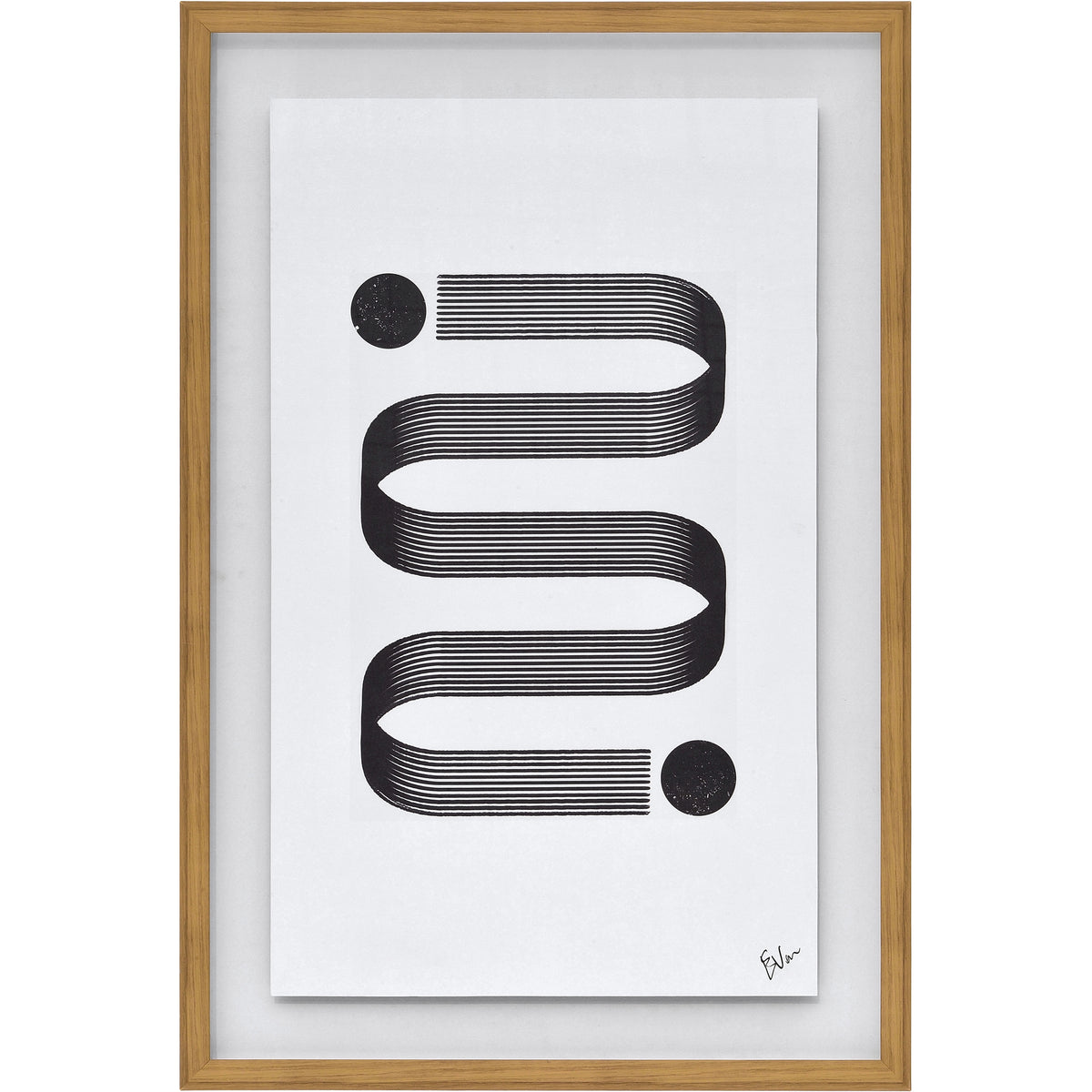 Elsie 24" Wide Wall Art, Black-Wall Art Prints-DECOROLALA