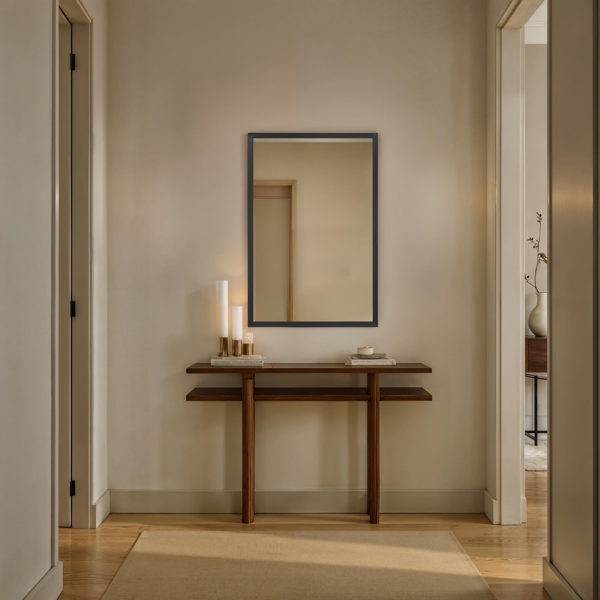 Elvas 36" H x 24" W Wall Mirror, Yellow-Mirror-DECOROLALA