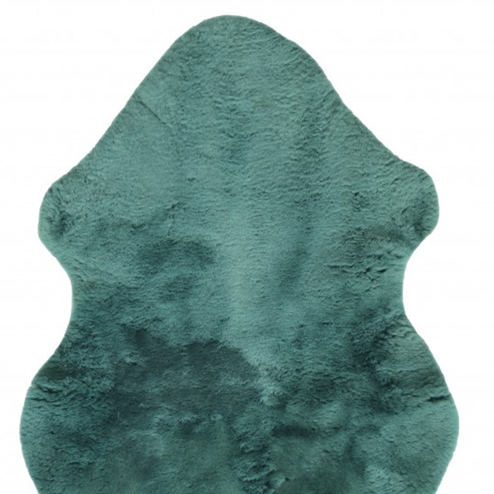 Emerald Faux Fur Solid Color Plush Throw-Throws & Blankets-DECOROLALA