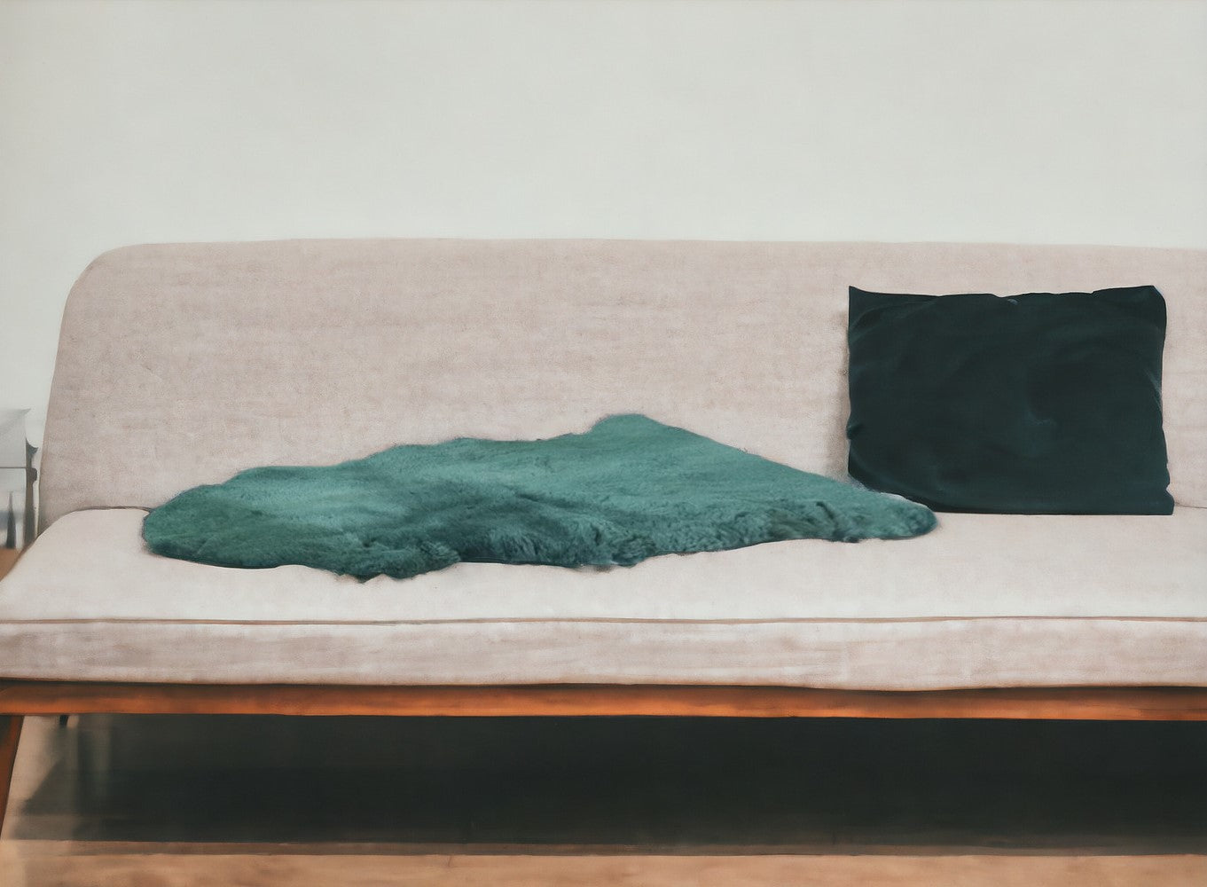 Emerald Plush Medical Grade Sheepskin Throw Blanket-Throws & Blankets-DECOROLALA