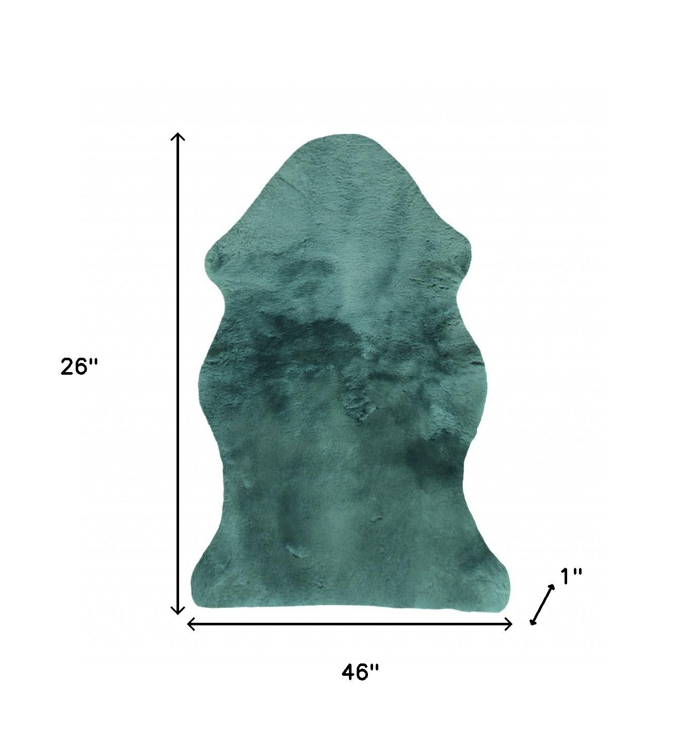 Emerald Plush Medical Grade Sheepskin Throw Blanket-Throws & Blankets-DECOROLALA