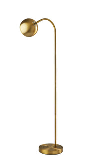 Emerson Arched Floor Lamp - Brass Globe 8"-Lighting-DECOROLALA