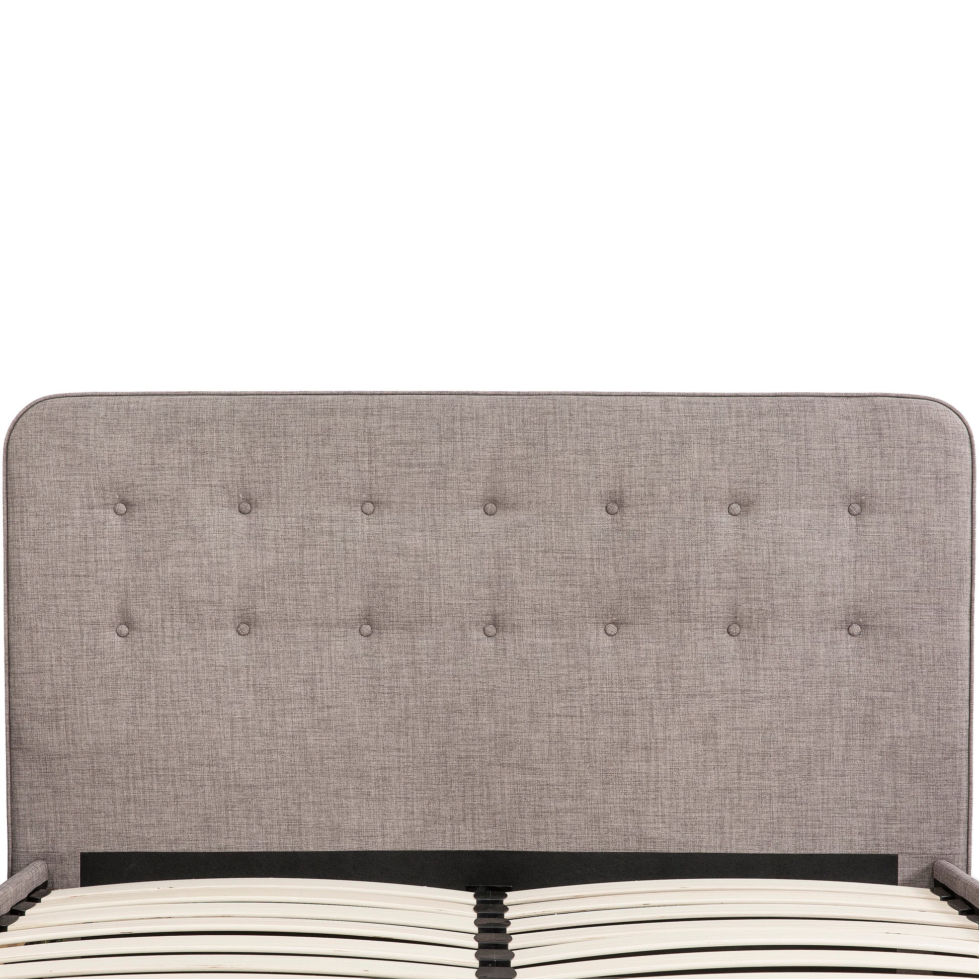 Emma Upholstered Button Tufted Platform Bed-Bedroom-DECOROLALA