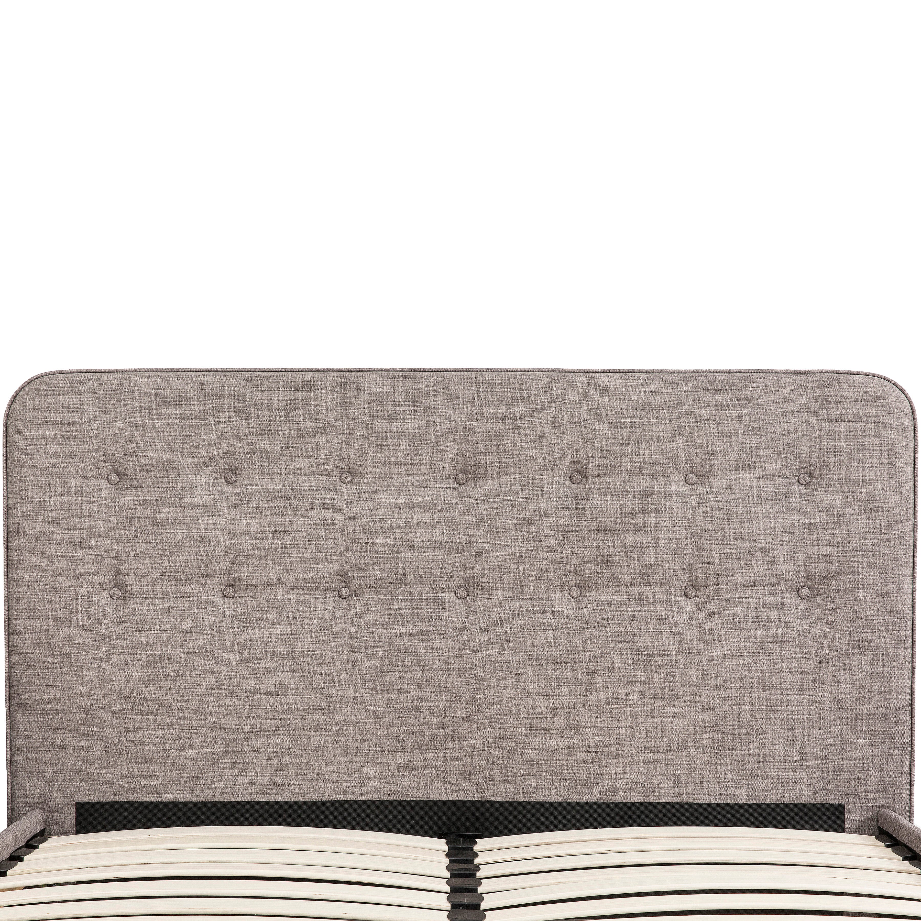 Emma Upholstered Button Tufted Platform Bed-Bedroom-DECOROLALA