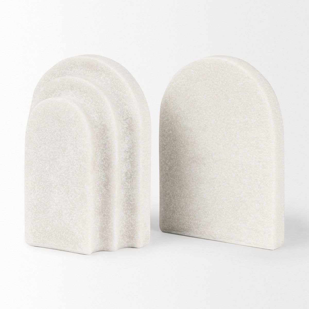 Empire Granite Resin Arc Book End Set-Bookends-DECOROLALA