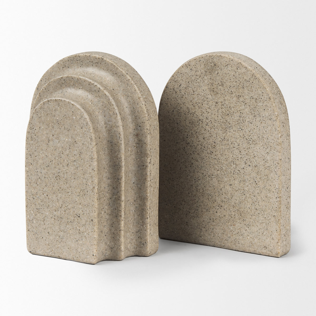 Empire Granite Resin Arc Book End Set-Bookends-DECOROLALA