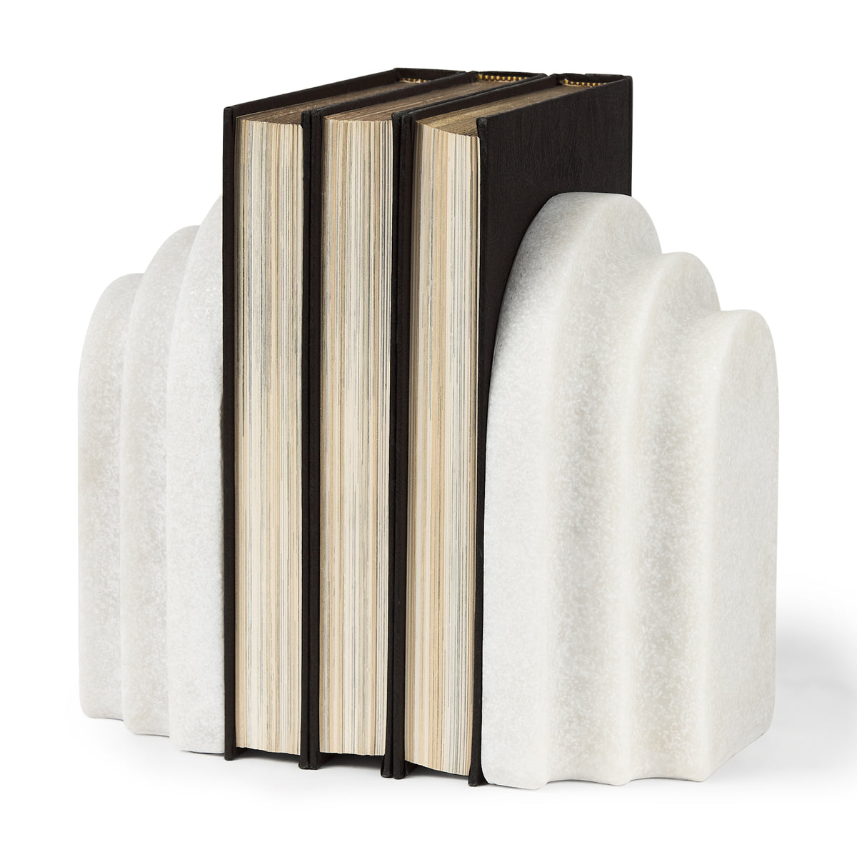 Empire Granite Resin Arc Book End Set-Bookends-DECOROLALA
