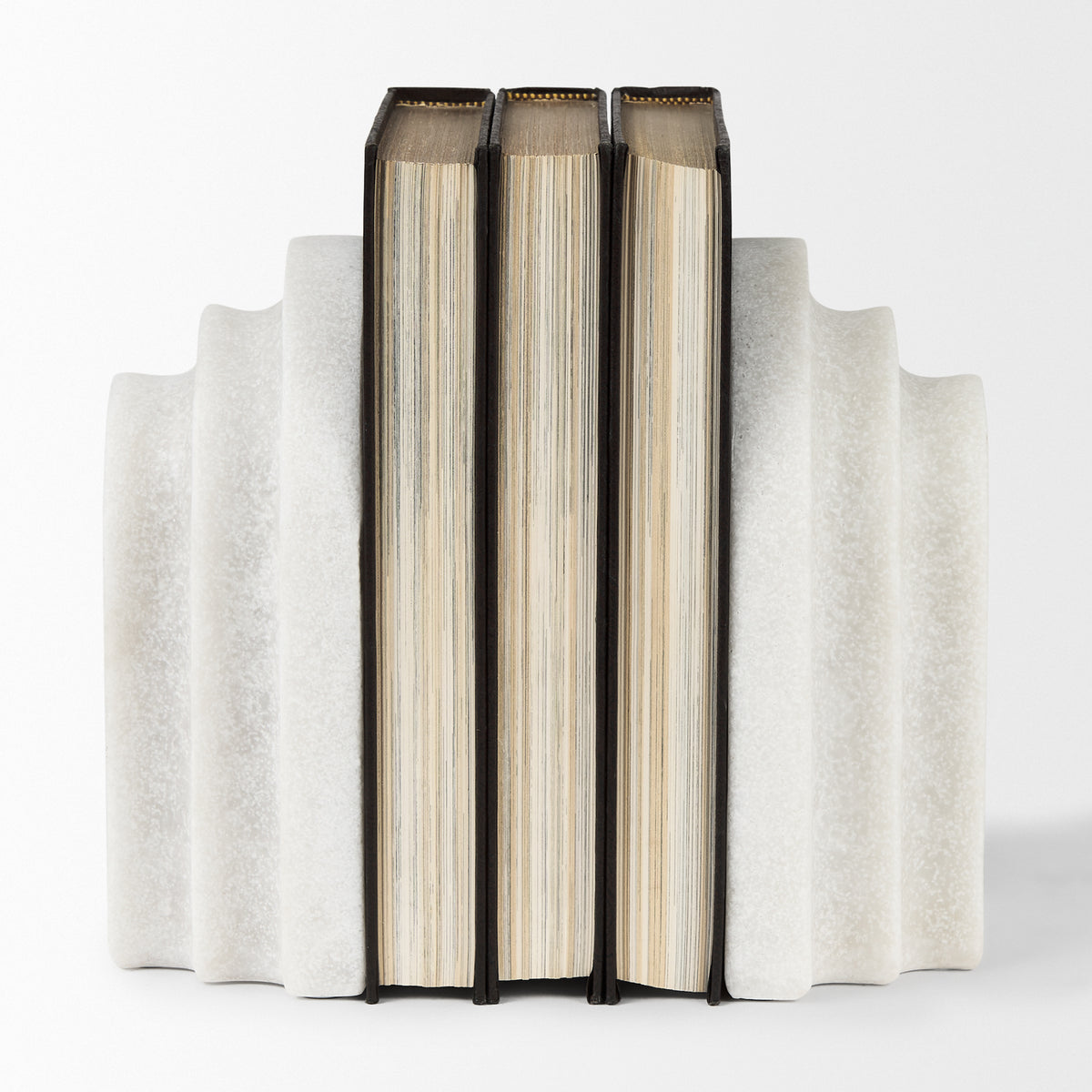 Empire Granite Resin Arc Book End Set-Bookends-DECOROLALA