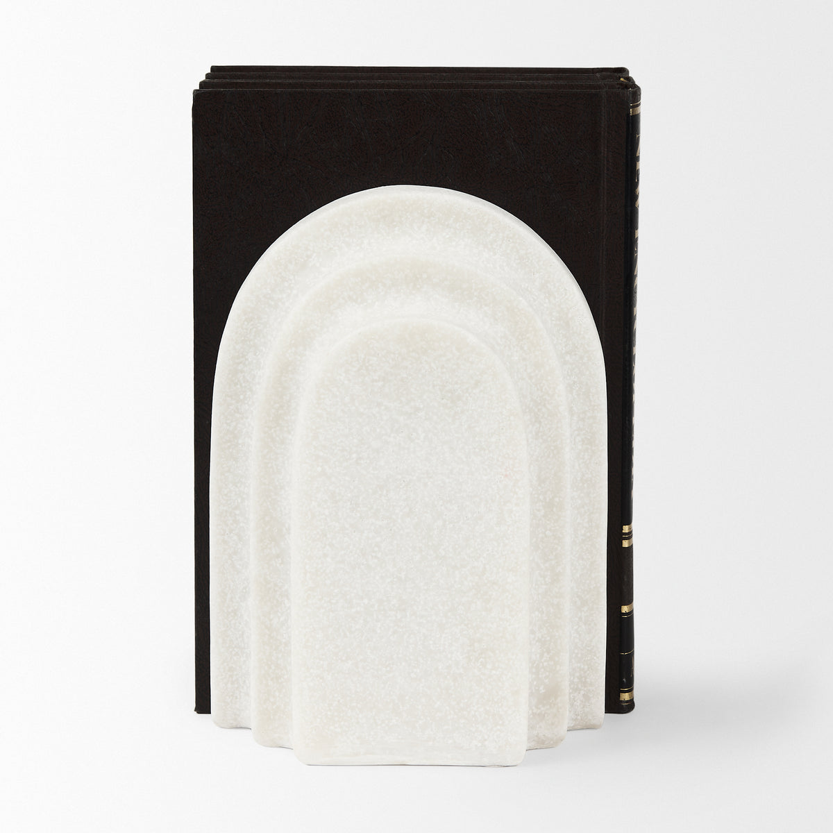 Empire Granite Resin Arc Book End Set-Bookends-DECOROLALA