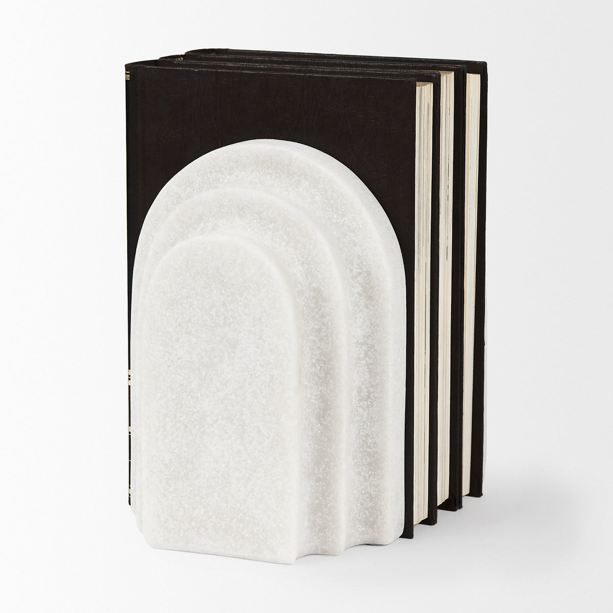 Empire Granite Resin Arc Book End Set-Bookends-DECOROLALA