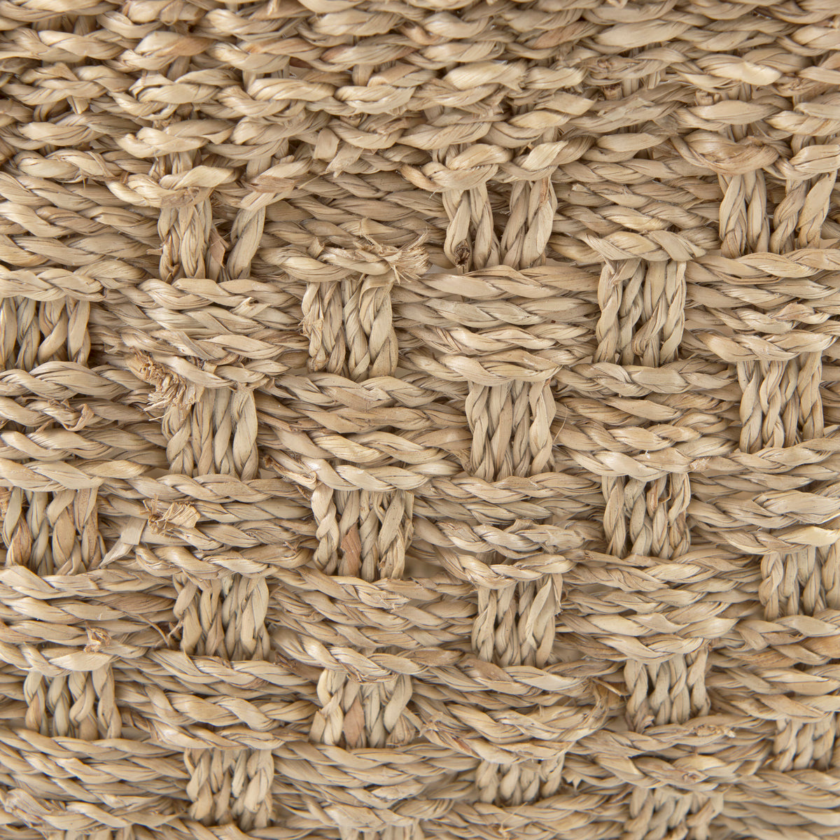 Emra Light Brown Seagrass Baskets - Set of 3-Decorative Baskets-DECOROLALA