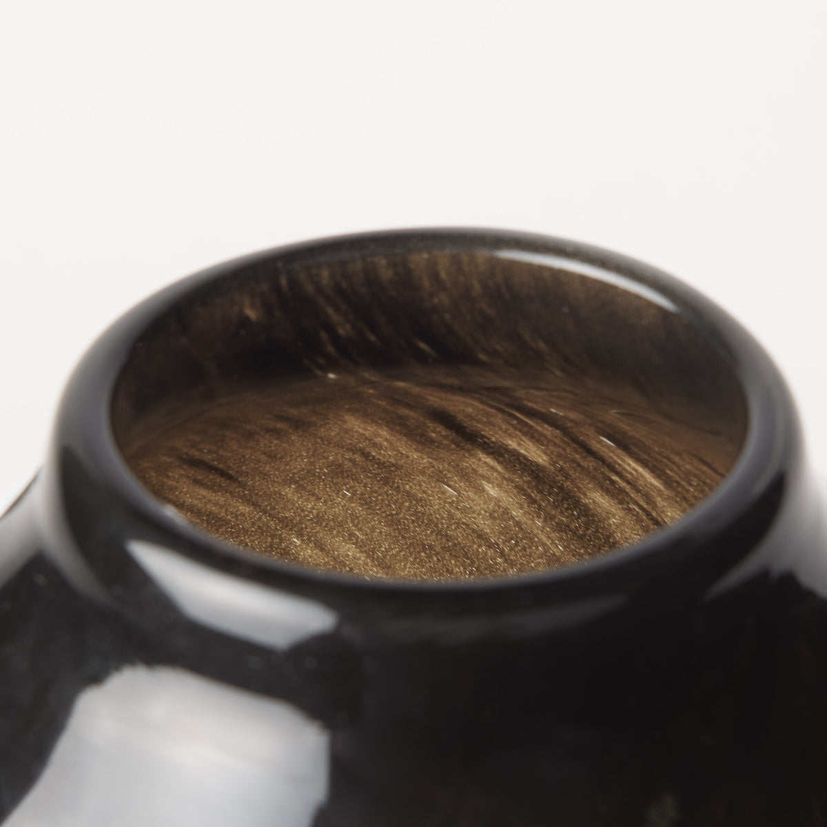 Emu Tall Black w/ Gray Vase-Vase-DECOROLALA