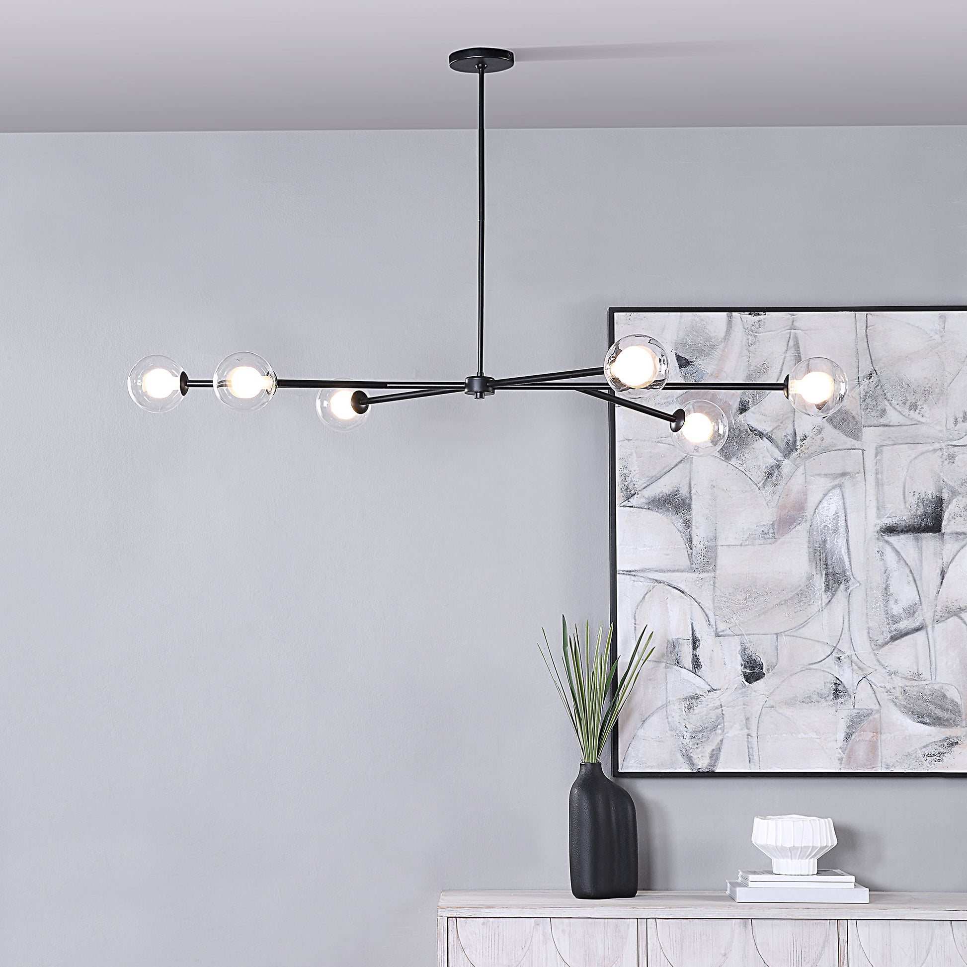 Endah 4.75" Length Ceiling Fixture, Matte Black-Ceiling Fixture-DECOROLALA