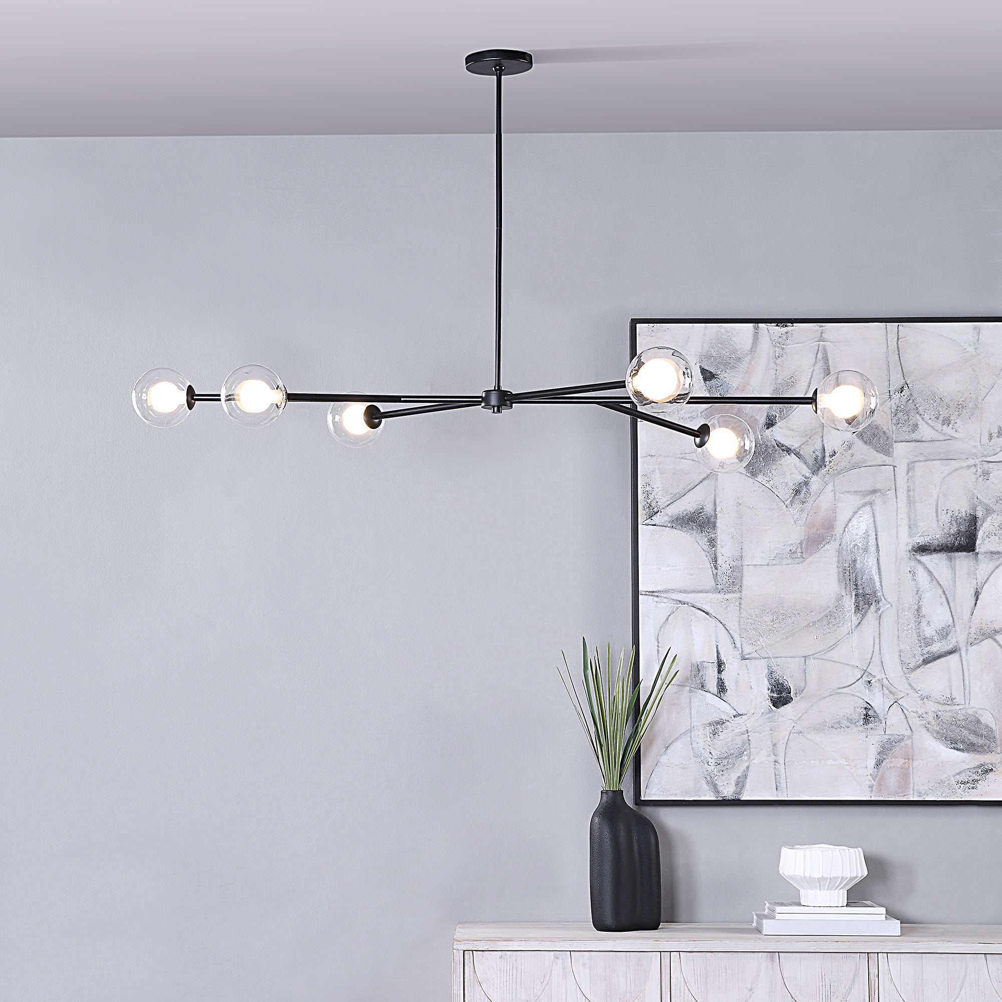 Endah 4.75" Length Ceiling Fixture, Matte Black-Ceiling Fixture-DECOROLALA